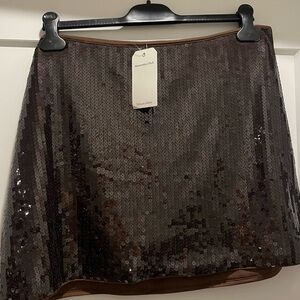 Abercrombie & Fitch Shimmering Sequin Mini Skirt
